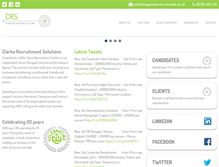 Tablet Screenshot of clarkerecruitment.co.uk